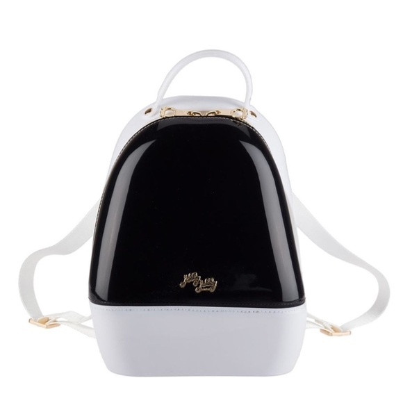 Nwt Jelly Jolly London Annabelle Mini Backpack Sparkled Black And White main image 4